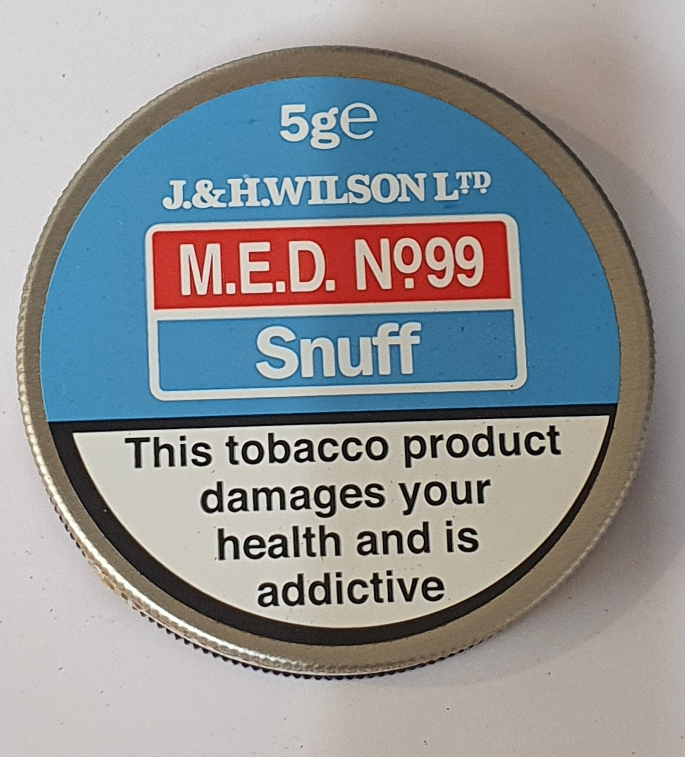 J H Wilsons Medicated No 99 X12 Small Tins Mcgahey The Tobacconist