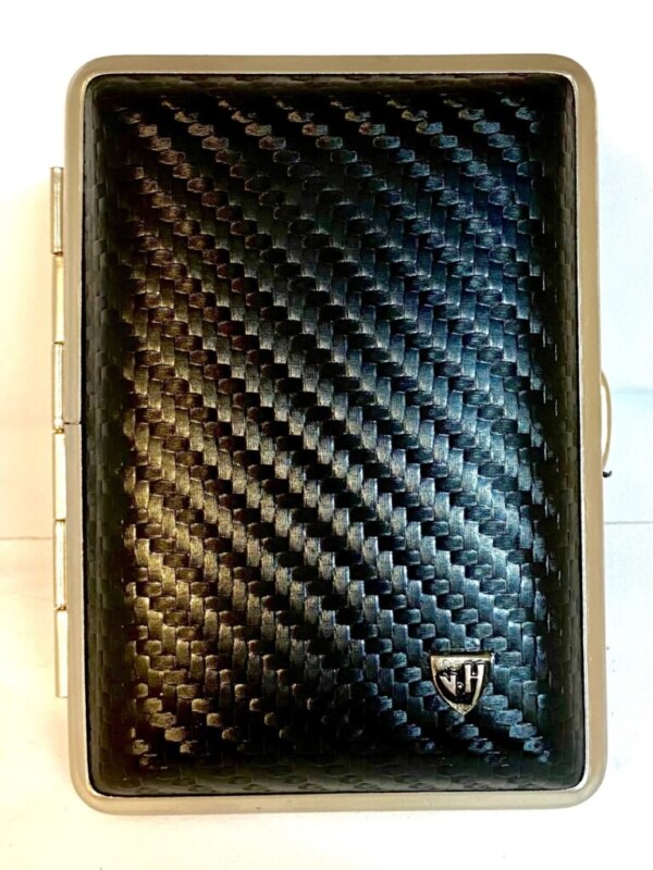 Leather Carbon Cigarette Case - 14s
