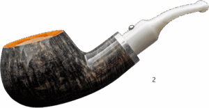 White Elephant Ebony & Ivory Grey Pipe 2