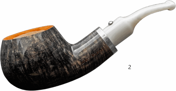 White Elephant Ebony & Ivory Grey Pipe 2