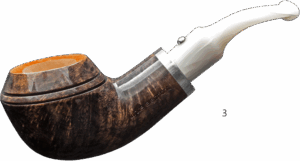White Elephant Ebony & Ivory Grey Pipe 3