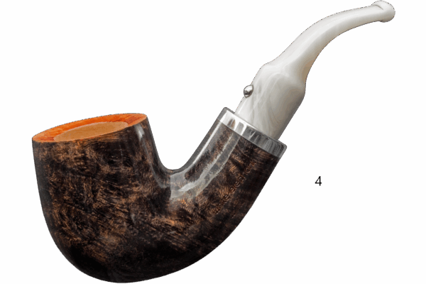 White Elephant Ebony & Ivory Grey Pipe 4