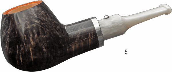 White Elephant Ebony & Ivory Grey Pipe 5