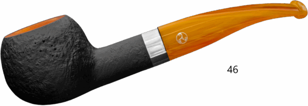 Rattray's Samhain Sandblast Yellow Pipe 46