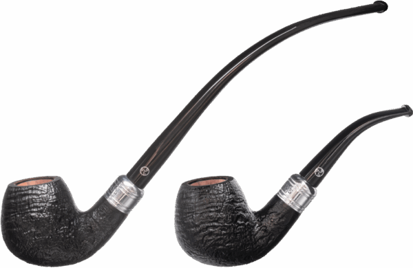 Rattray's The Bagpiper Sandblast Black Pipe