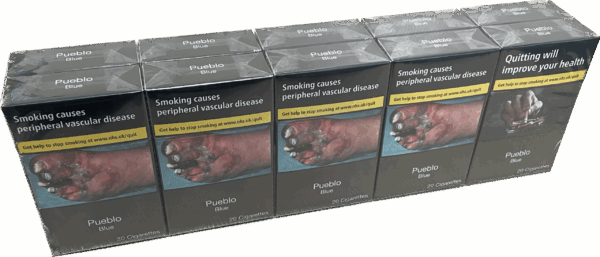 Pueblo Blue Cigarettes
