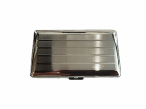 Cigarette Case- Decorative Polished Chrome