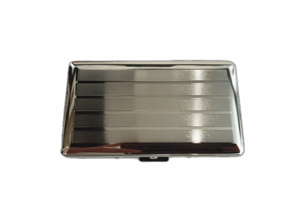 Cigarette Case- Decorative Polished Chrome