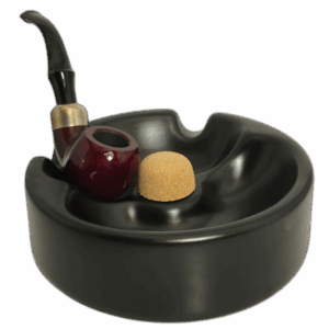 Pipe Rest (Double) with Knocker - Ceramic