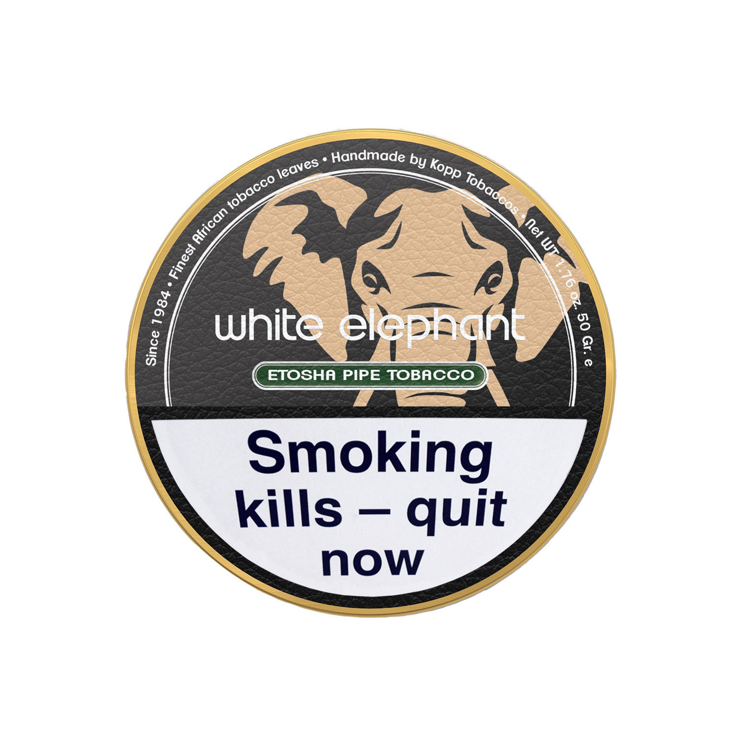 White Elephant Etosha Pipe Tobacco 50g Tin