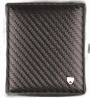 Carbon Black Cigarette Case - 18s