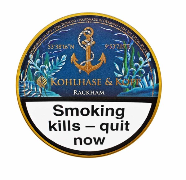 Kopp Caribbean Blue Rackham Pipe Tobacco 50g Tin