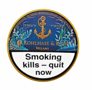 Kopp Caribbean Blue Bellamy Pipe Tobacco 50g Tin