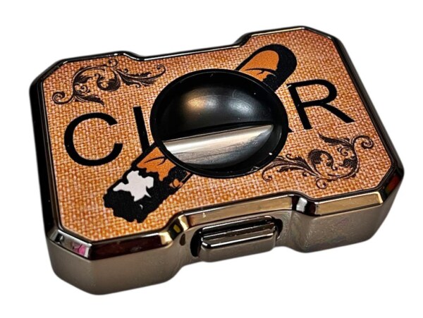 Metal V-Cut Cigar Cutter – CIGAR Design