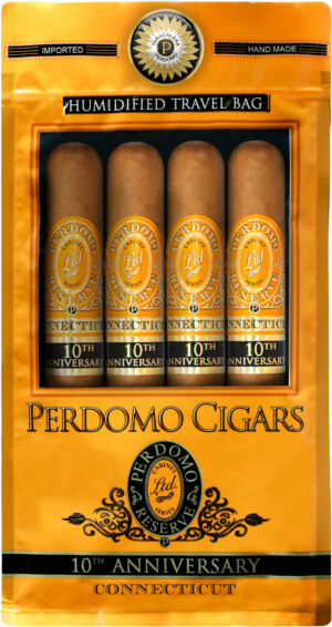 Perdomo 10th Anniversary Connecticut Epicure Humidified Travel Bag