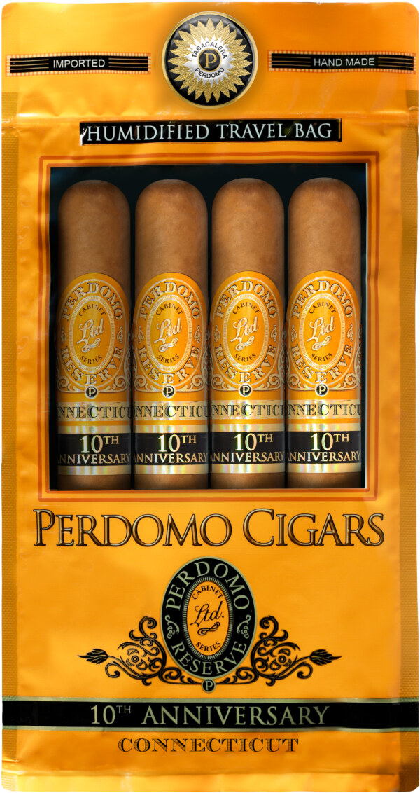 Perdomo 10th Anniversary Connecticut Epicure Humidified Travel Bag