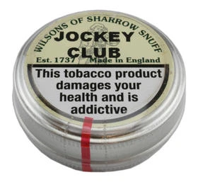 Wilsons of Sharrow snuff: Jockey Club Tin