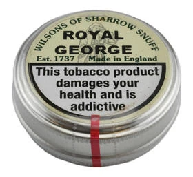 Wilsons of Sharrow snuff: Royal George Tin