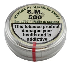 Wilsons of Sharrow snuff: SM 500 Tin