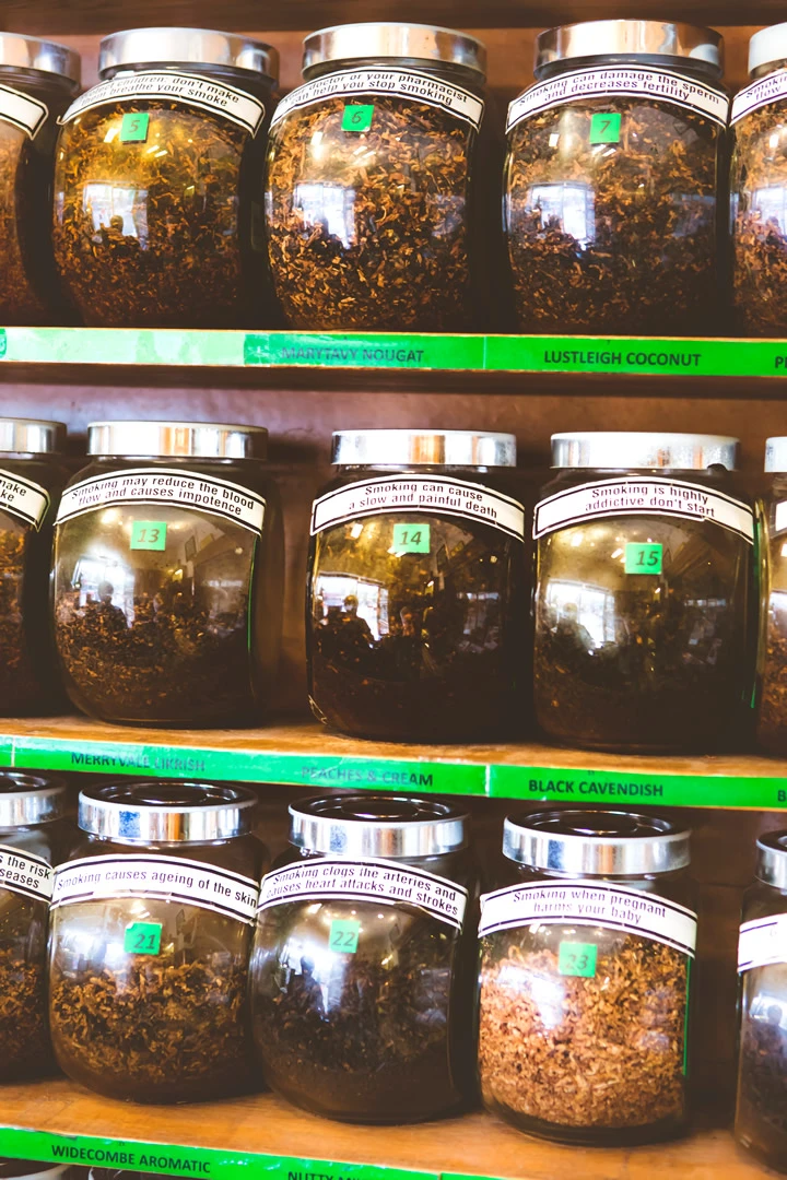 McGahey the Tobacconist Loose tobacco Jars