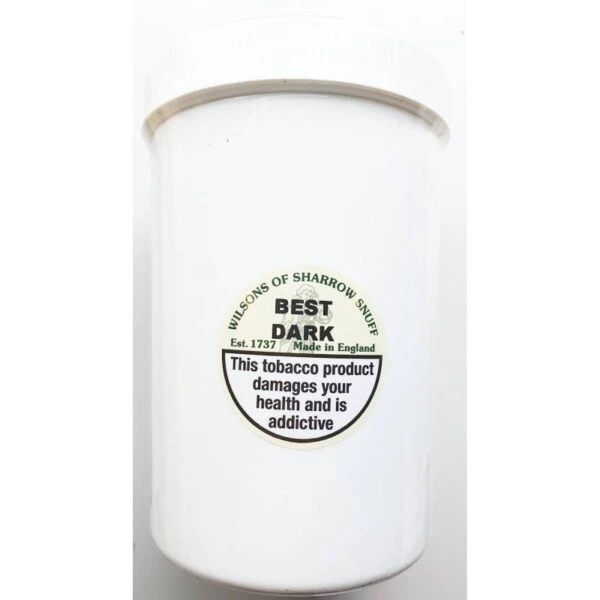 SHARROW BEST DARK SNUFF – 1LB DRUM