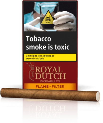 Royal Dutch Filter Cigarillos Flame Filter 10's